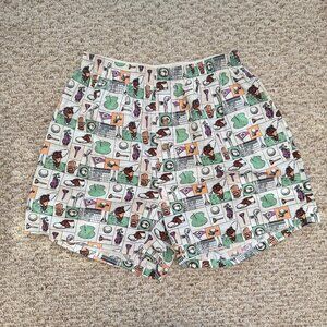 Warner‎ Brothers Vintage WB boxer golf Cotton White M